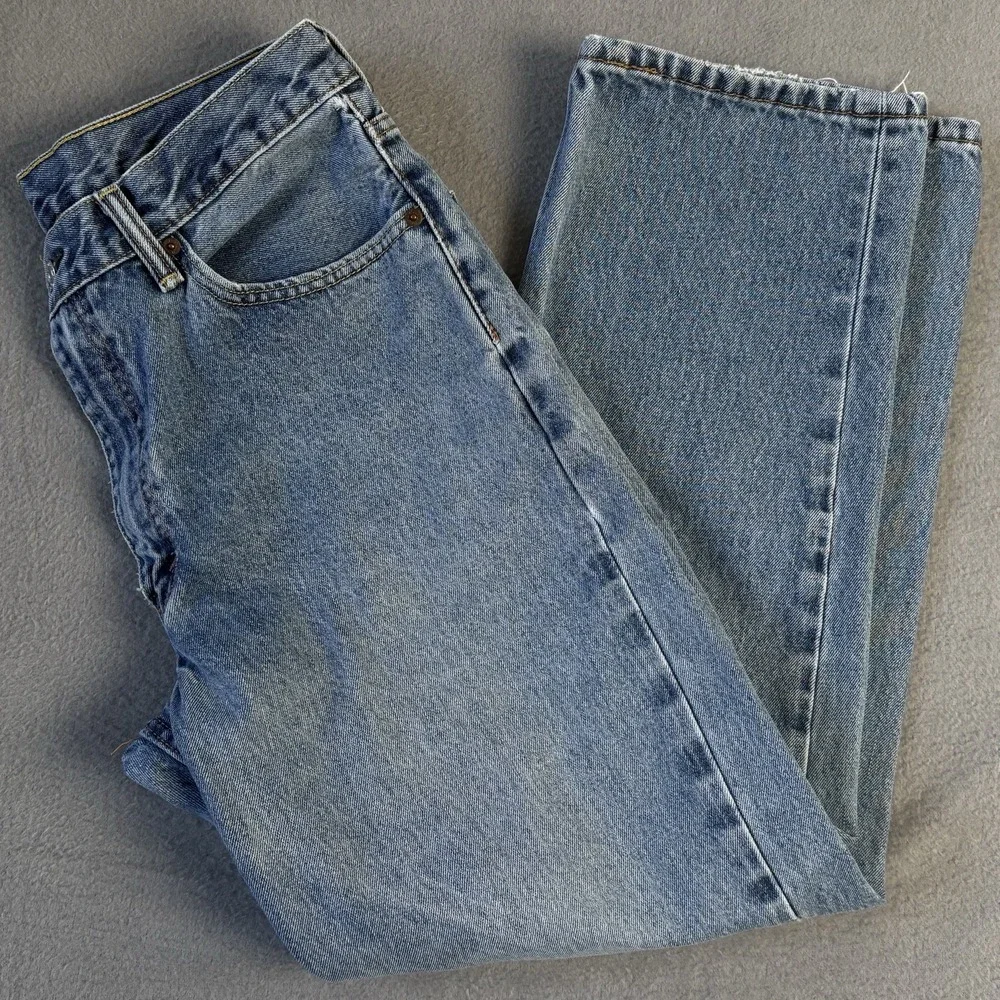 Levi's 550 Jeans Men W34 L31 Light Wash 100% Cotton Relaxed Fit‎